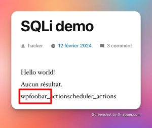 sqli demo 10
